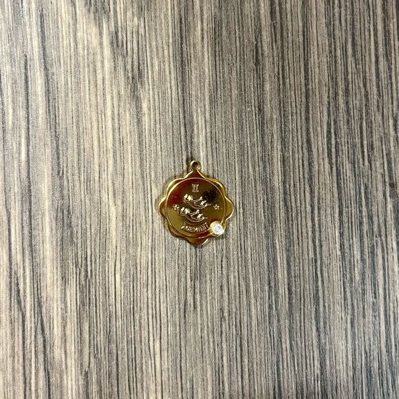 Gold Gemini Jewlery Charm - Picture 2 of 3